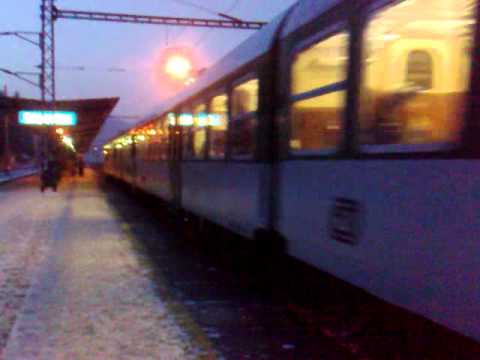 Odjezd ČD 242.278 ze stanice Blansko