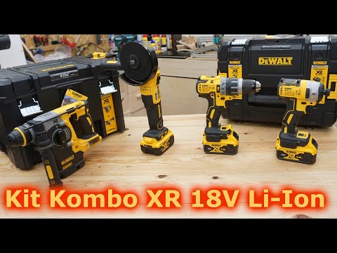 Набор инструментов DeWALT DCK422P3T: 4 бесщеточных инструмента Набор инструментов DeWALT DCK422P3T: 4 бесщеточных инструмента