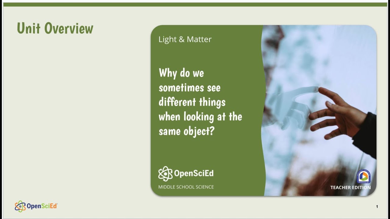 Unit 6.1 Overview | OpenSciEd On-Demand Resources