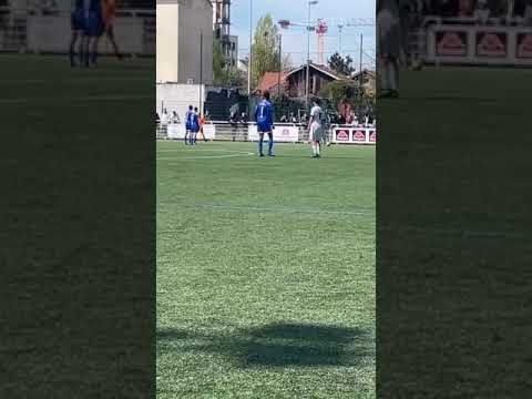 Séquence d'arrêt de Melvin dans le match U19 opposant JA Drancy au HAC ce dimanche 10 avril 2022.