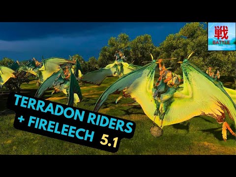 Are Terradon Riders + Fireleech Bolas Any Good in Patch 5.1? -  Lizardmen Unit Focus