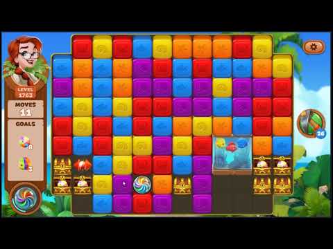 Lost Island Blast Adventure Level 1763 - NO BOOSTERS 🏝️ | SKILLGAMING ✔️