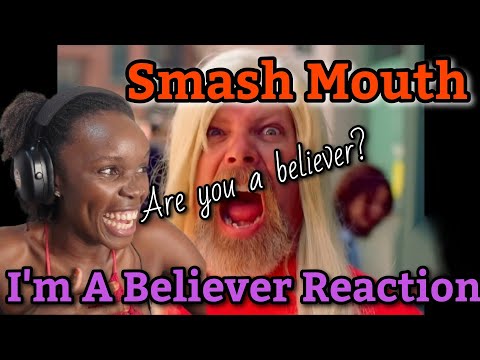 African Girl First Time Hearing Reaction to Smash Mouth - I'm A Believer 