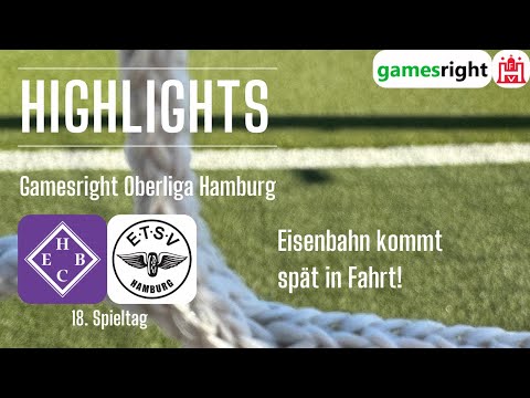 18. Spieltag Gamesright Oberliga Hamburg Highlights HEBC - ETSV