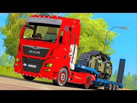 Euro Truck Simulator 2 (MAN TGX EURO 6) ETS2 1.32x