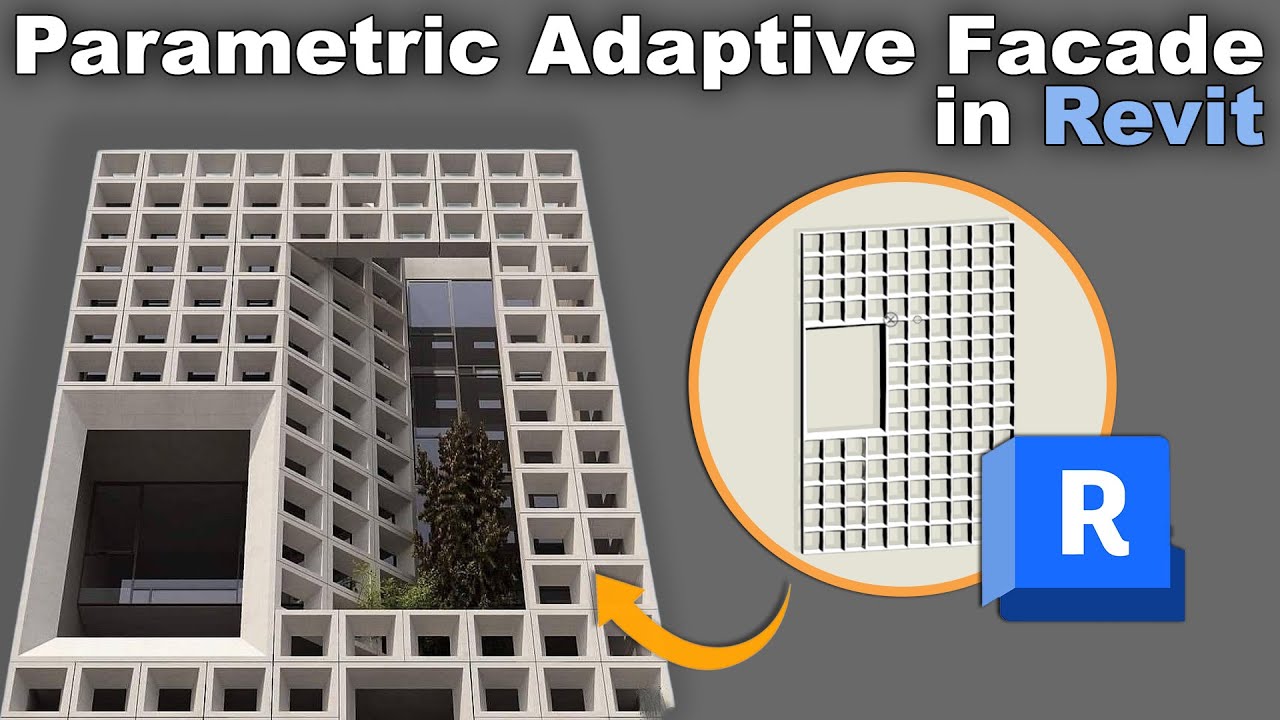 Parametric Adaptive Facade in Revit Tutorial
