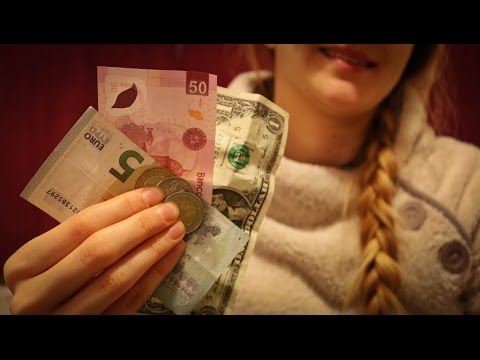 ASMR ♥ inTense Tingles Thursday: Bill & Coin Sounds (binaural)