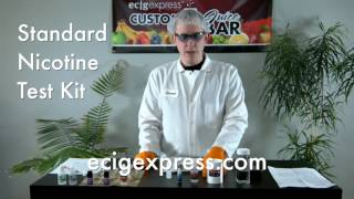 EcigExpress Presents: Using a nicotine testing kit in your DIYmix
