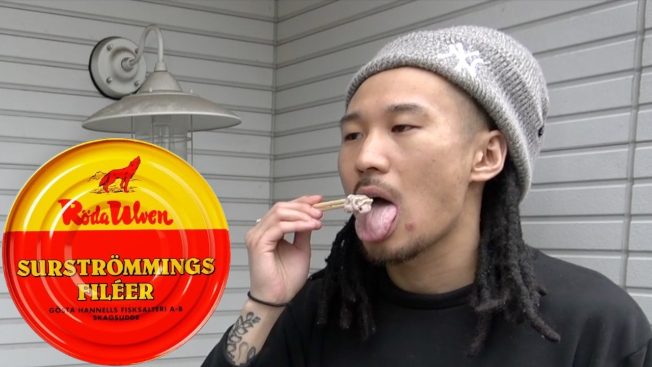 【笑ったら即食べる】世界一臭いシュールストレミングが地獄すぎたwww