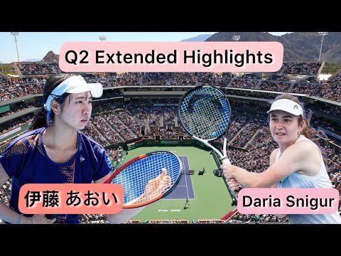 Aoi Ito(伊藤 あおい) vs Daria Snigur | Q1 Indian Wells WTA 2025 Extended Highlights
