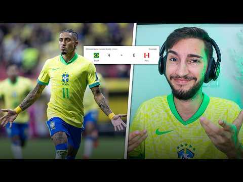 Brasil 4 x 0 Peru - DORIVAL CALOU A BOCA DE TODO MUNDO NA SELEÇÃO BRASILEIRA? 🇧🇷