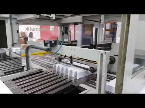 Bielomatik P32-02 с упаковочной машиной CSW 25 и машиной для упаковки в короба для офисной бумаги