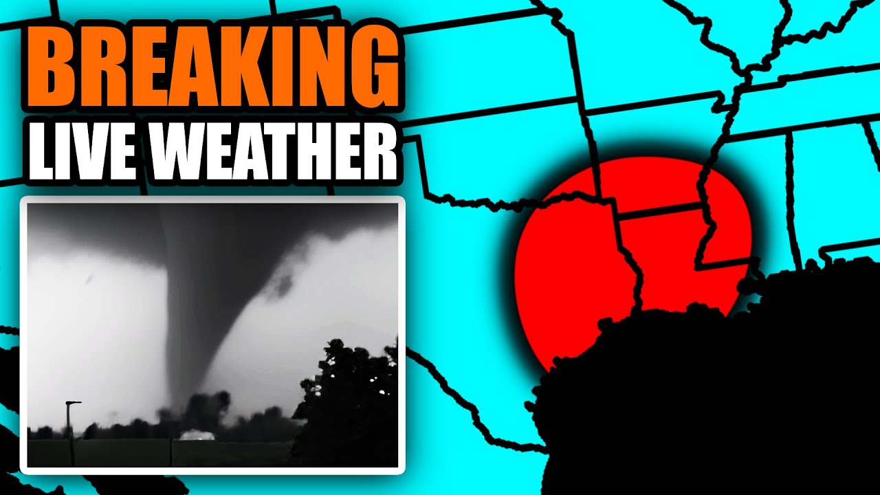 🔴LIVE Severe Weather Coverage With Storm Chasers On The Ground, Live Weather Channel...