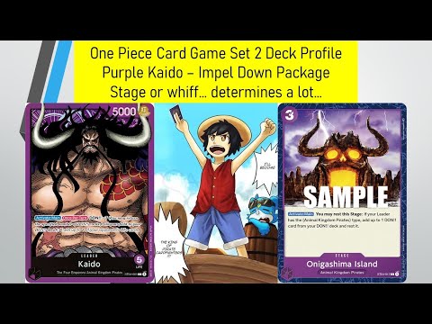 One Piece TCG | NGO DM AA's Purple Kaido Deck Profile | One Piece Card Game Set 2 Format