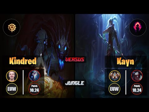 Jankos KINDRED (Jungle) [Press the Attack] VS KAYN - Challenger EUW Patch 10.24