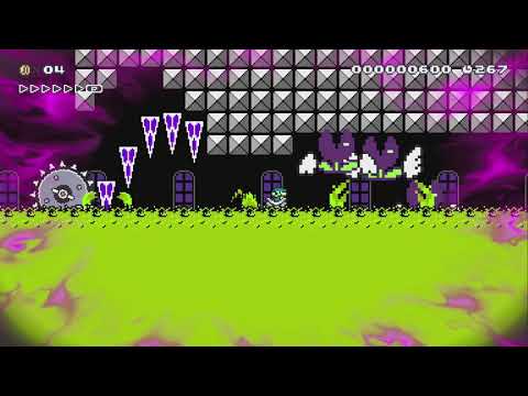 A dangerous stroll  (just walk) by Cryptopsy - Super Mario Maker 2 - No Commentary 1bv