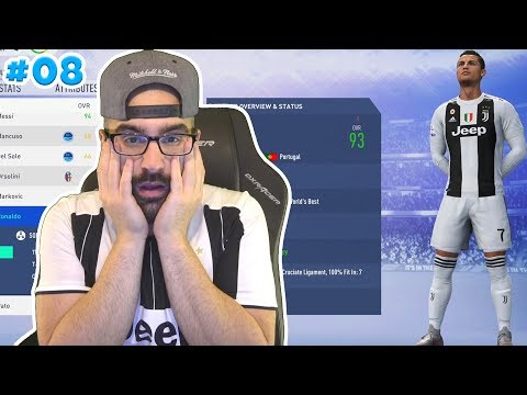 OMG WTF NO! RIP CRISTIANO RONALDO! #FIFA19 CAREER MODE JUVENTUS #08
