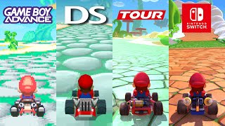 Sky Garden Tracks Evolution in Mario Kart (2001 - 2022)