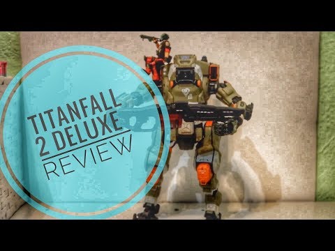 McFarlane Toys Titanfall 2 BT-7274 with pilot Jack Cooper toy review/unboxing