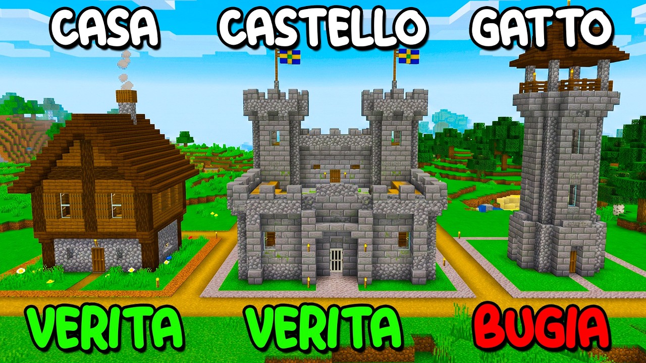 HO GIOCATO a 2 VERITÀ 1 BUGIA su MINECRAFT