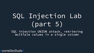 SQL injection Tutorial (Part 5): PortSwigger Academy