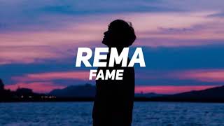 Rema : Fame ( Lyric video )