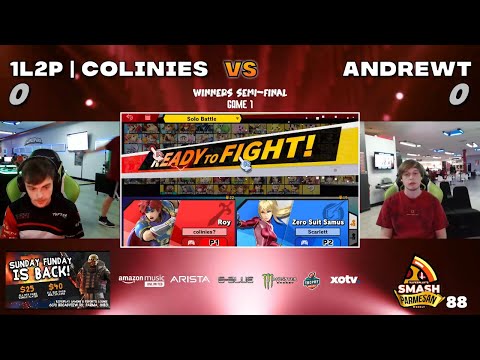 1L2P  colinies vs AndrewT - Smash Ultimate Singles Winners Semifinals Smash Parmesan 88 - Roy vs Zer