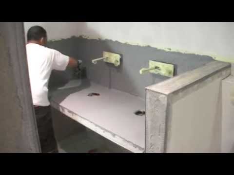 Mortex en baño por IMAG