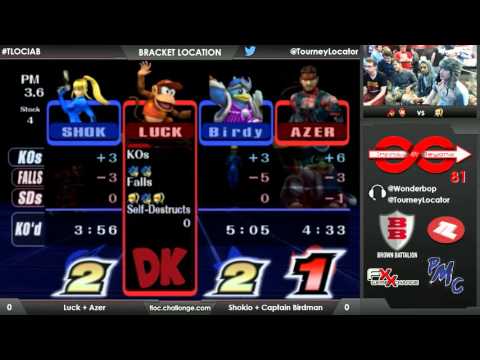 IaB! 83 PM - Luck + Azer vs Shokio + Captain Birdman - Losers Finals