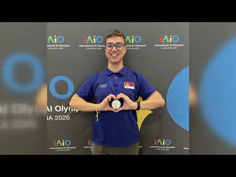 Info - Srebro na Olimpijadi iz AI za učenika iz Niša (TV KCN 02.03.2026)