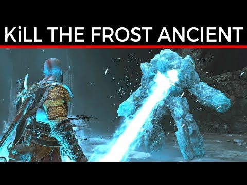 God Of War How To Kill The Frost Ancient Fast & Easy Way Gameplay Walkthrough Game Guide PS4 Pro