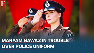 Pakistan: Punjab CM Maryam Nawaz Sparks Controversy After Wearing Police Uniform