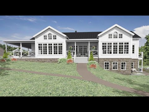 New England hus på Ingarö - Virtuell rundvandring