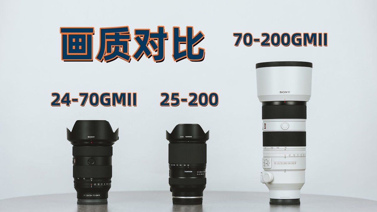 騰龍25-200 vs 索尼大三元畫質對比