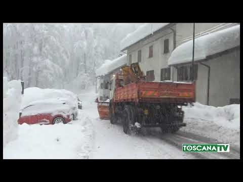 2021-01-08 PISTOIA-LUCCA - BAD WEATHER, MORE CRITICAL PROBLEMS DUE TO SNOW