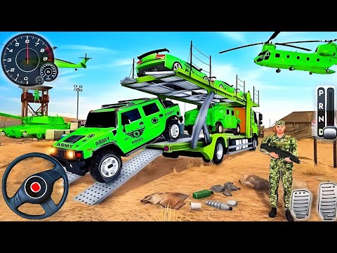 Army Truck Transport Offroad Simulator - US Cargo Vehicle Driving Mountain 3D - Android GamePlay