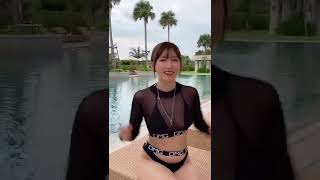 【うんぱい】音源に合わせて寄せてみたよ。こういう水着好きですか？ #shorts