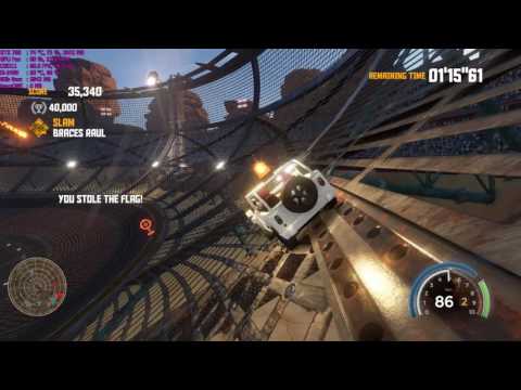 FlatOut 4: Total Insanity [FlatOut Mode] Playthrough Part 22 - "Keep The Flag - Desert Arena"