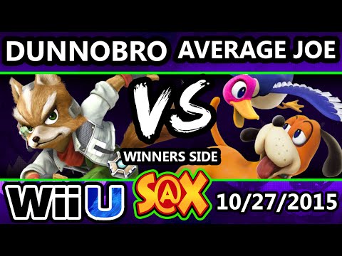 S@X 121 - Average Joe (Fox, DK) Vs. DunnoBro (Duck Hunt, Mario) SSB4 - Smash Wii U - Smash 4
