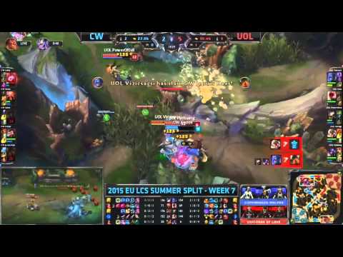 Copenhagen Wolves vs. Unicorns of Love | LCS EU Summer Split 2015 | W7D1