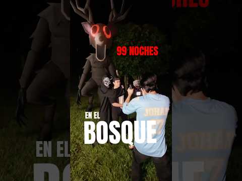 WE SPENT 99 NIGHTS IN THE FOREST 😰 #roblox