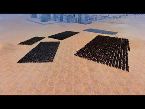 Medieval Army VS Mummy Army || Ultimate Epic Battle Simulator || UEBS