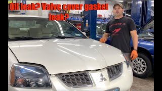 How to replace a valve cover gasket on a V6 engine. 2005 Mitsubishi Galant