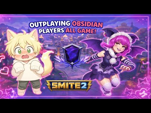 How To OUTPLAY OBSIDIAN PLAYERS All Game?!? - Noob To PRO: Part 24 - Smite 2 Ranked Gameplay