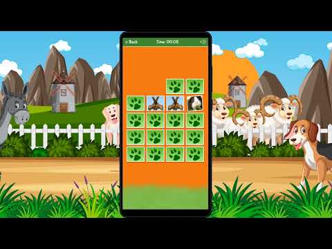Animals Memory Game