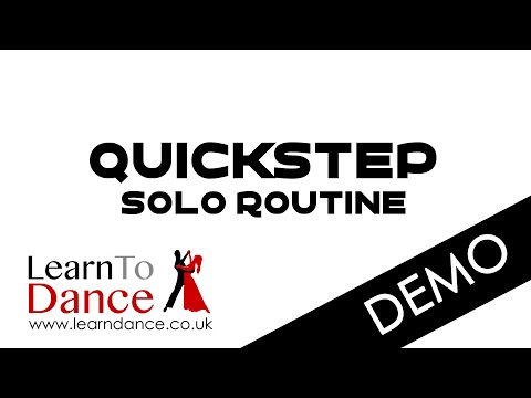 Quickstep Solo Routine Demo - Changed My Mind by Aldenmark Niklasson feat. Divty - May 2020 Lesson