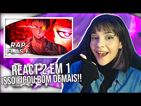 (REACT 2 em 1) - RAP DO MURASAKIBARA - RAP DO AKASHI SEIJURO - (Flashbeats)