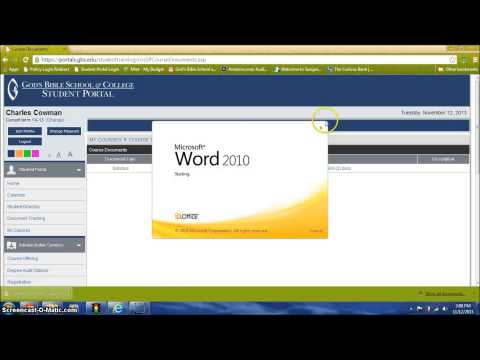 How to Download Course Documents