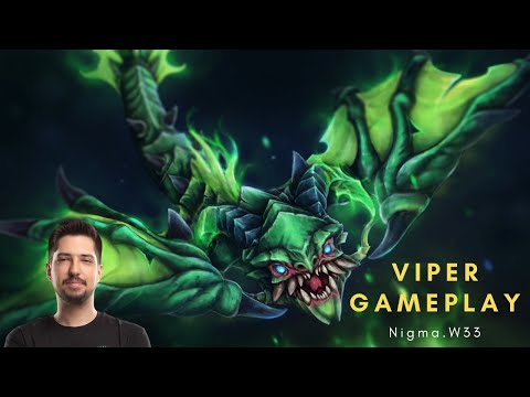 Nigma.W33 - Viper Midlane | Patch 7.27d | Player Perspective - Dota 2 Gameplay
