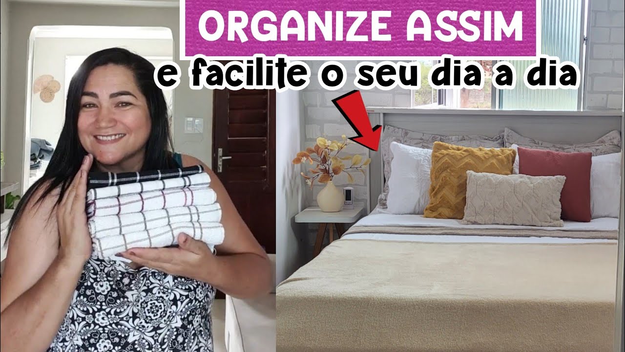 TÉCNICAS SIMPLES DE ORGANIZAÇÃO | isso vai mudar tua rotina | casa limpa